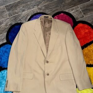 Elegant Beige Men's Blazer